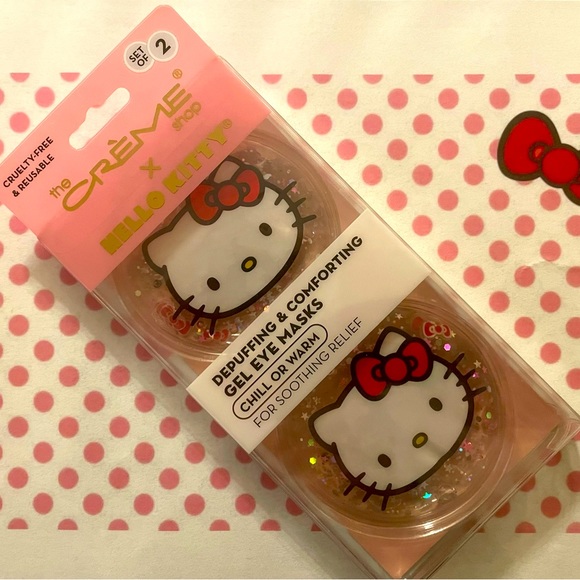 The Crème Shop x Hello Kitty Depuffing & Comforting Gel Eye Masks - Picture 1 of 4